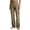 Khaki, variant on Women's Mid-Rise Loose Fit Cargo Boot Pants with Side Pockets Utility Pants for Casual Hiking Outdoor Activities Khaki XL(XL)