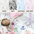 thumbnail image 4 of KAINSY Personalized Toddler Nap Mat, Soft and Easy Rolling Mat for Ages 2-15 Years Girls, Daycare Sleeping Bag with Blanket, Butterfly Series Sleeping Mat for Preschool, 4 of 8