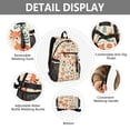 thumbnail image 4 of JIALIOU 14" Laptop Backpack Waterproof Airline Approved Stylish Casual Daypack for Travel Business College Work, Cute Foxes Flower Leaf, 4 of 8