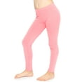 thumbnail image 6 of Stretch Is Comfort Girl's Set of 3 Cotton Footless Leggings Light Pink Large, 6 of 6