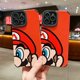 thumbnail image 3 of Funda De Cuero De PU Para iPhone 14 12 13 11 Pro MAX 11Pro 12Pro 13Pro SE 2022 7 8 Plus X XR XS Dibujos Animados Mario Protector De Cámara De Silicona Suave A Prueba De Golpes Cubierta Trasera, 3 of 3