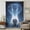 Dark Blue, Silver, Grey, variant on Aesthetic Owls Sheer Curtains 72 Inches Long for Living Room, Black Forest Moon Night Purple Light Filtering Privacy Drapes, Breathable Semi Sheer Window Treatment for Bedroom Dining Room