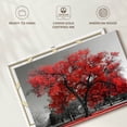 thumbnail image 6 of Elephant Stock Red Tree Wall Art - Horizontal Canvas Wall Art - Living Room Wall Decor - Floral And Botanical Canvas - Red And Gray Decor - 51" x 34", 6 of 8