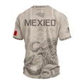 thumbnail image 3 of BAKREP Men's Mexico Soccer Fan Jersey T-Shirt, Aztec Eagle Graphic Print Short Sleeve Tee for Fans Sports, 3 of 5