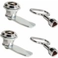 thumbnail image 1 of Sets Mailbox Lock 20mm Furniture Lock Socket Lock with Triangle Key Locker Mailbox Security Zinc Alloy Triangle Key for Cabinets, 1 of 5