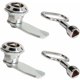 thumbnail image 1 of Sets Mailbox Lock 20mm Furniture Lock Socket Lock with Triangle Key Locker Mailbox Security Zinc Alloy Triangle Key for Cabinets, 1 of 5