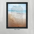 thumbnail image 7 of Footprints in the Sand Inspirational Wall Art, Beach Decor, Christian Gifts for Women and Men, Christian Wall Decor, Get Well Soon, Encouraging Scripture Wall Art, Sympathy Gift 2102CH, 7 of 7