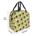 thumbnail image 3 of Sikiie Avocado Lunch Bag for Women & Men Adult Insulated Lunch Box, Food Lunch Containers Lunch Tote Bags for Work, Travel, Outdoor, 3 of 8