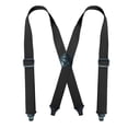 thumbnail image 3 of SGFCWSX Men X-Type Adjustable Suspenders, Strong Casual Elastic Straps 3.8cm Width Strap Clip Black, 3 of 4