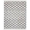 thumbnail image 2 of Nourison Moroccan Shag Bohemian White 7'10" x 10'6" Area Rug, (8' x 11'), 2 of 8