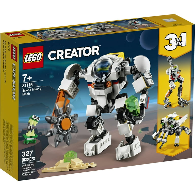 LEGO Creator 3in1 Space Mining Mech 31115 Building Toy (327 Pieces