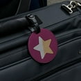 thumbnail image 5 of Steven Universe Garnet Star Round Leather Luggage Card Suitcase Carry-On ID Tag, 5 of 6