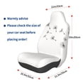 thumbnail image 3 of Naloa Dandelion Blowing In The Wind Car Seat Covers Universal Front Seat Coves for Car Accessories ,Padded Car Covers for Automotive, SUV, Truck, and Van, 3 of 5