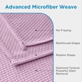 thumbnail image 4 of HSAPOW-Microfiber Glass Cleaning Cloth 6 Pack, 15.5x15.5 Inch White Magic Cleaning Rags, Lint Free Streak Free Reusable Towels for Windows, Mirrors, Cars, Screens, Kitchen and Stainless Steel Surface, 4 of 4