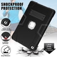 thumbnail image 3 of Heavy Duty Shockproof Case For iPad 7th 8th 9th Generation 10.2 inch with Kickstand, 3 Layer Protection Case Rugged Cover, 3 of 8
