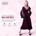 thumbnail image 5 of Spring Step L'Artiste Sayyes Mary Jane Heels | Baroque-Inspired Leather Pumps with Floral Embroidery, 5 of 9