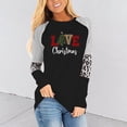 thumbnail image 1 of Pntutb Moda Mujer Cuello Redondo Manga Larga Estampado Casual Camiseta Blusa PNTUTB Pntutb-2045, 1 of 5