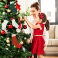 thumbnail image 5 of Beaquicy Christmas Stockings Decoration Christmas Tree, 18 inches Large Sock Christmas Gift, 4 Packs, 5 of 8
