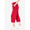 thumbnail image 3 of Woman Within Plus Size Petite Sport-Knit Pull-On Capri Pants, 3 of 5
