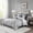 Silver, variant on Madison Park Cal King Size 12 Piece Jacquard Comforter Set with Bed Sheets Khaki,Bed in a Bag,All Season Bed Set,Cozy and Lightweight