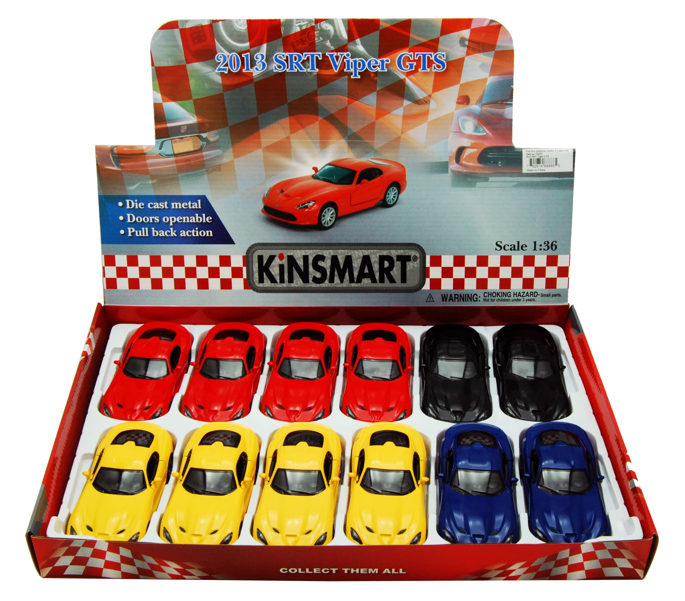 Audi R8 Diecast Car Package - Box of 12 1/64 Scale Diecast Model