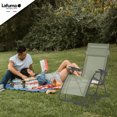 thumbnail image 4 of Lafuma LFM3118-8557 Futura Series Zero Gravity Outdoor Lounge Recliner, Green, 4 of 7