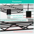 thumbnail image 2 of Labymos Versatile 4 Tier Bakers Rack Microwave Stand Kitchen Oven Adjustable Rack with Wire Mesh, 2 of 8