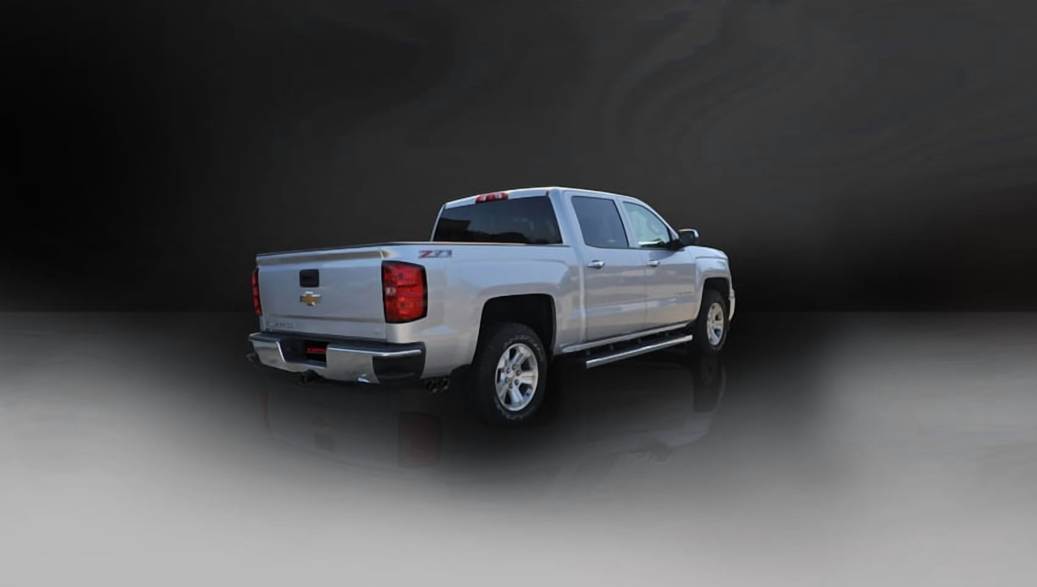 Corsa 14 GMC Sierra/Chevy Silv 1500 Crew Cab/Short Bed 5.3L V8 Black Sport Single Side CB Exhaust Fits select: 2015,2018 CHEVROLET SILVERADO