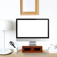 thumbnail image 1 of unbranded 1Ud Soporte Para Monitor Con Cajón Organizador En Madera Marrón Para Oficina, 1 of 6