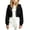 Black, variant on Shadoumai Girls Cropped Zip Up Hoodie Long Sleeve Sweatshirts For Teen Girls Fashion Fall Fashion Casual Jackets With Pockets