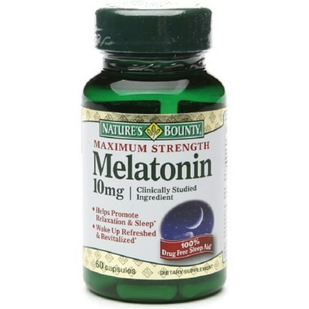 Nature's Bounty Melatonin 10mg Capsules 60 ea (Pack of 3)