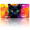 Black Cat with Colorful, variant on 1 Pcs 2D Flat License Plate Covers & Frames, Colorful Dragon in Fantasy For Decorative Front, Waterproof For Decoration Aluminum License Plate Covers & Frames Cover For Men Women, 12" X 6"