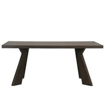 New Classic Furniture Chestnut Ridge 72" Wood Dining Table in Brown