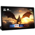 thumbnail image 1 of Seventour Monitor de reposacabezas de 15,6 pulgadas Sistema de entretenimiento trasero de TV portátil para automóvil para el asiento trasero del automóvil 2G + 32G (1 * PC), 1 of 5