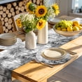 thumbnail image 4 of Summer Tropical Leaves Round 13 Inch Placemats Set of 2, Gray Palm Trees Botanical HeatResistant Non Slip Place Mats for Dining Table, Wipeable Braided Kitchen Table Mats for Housewarming, 4 of 9