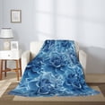 thumbnail image 2 of Gaeub Vintage Floral Print Flannel Throw Blanket, Home Fleece Throw Blanket for Couch or Bed,Decorative Blankets,Lightweight Fuzzy Flannel Blanket-60"x50", 2 of 6