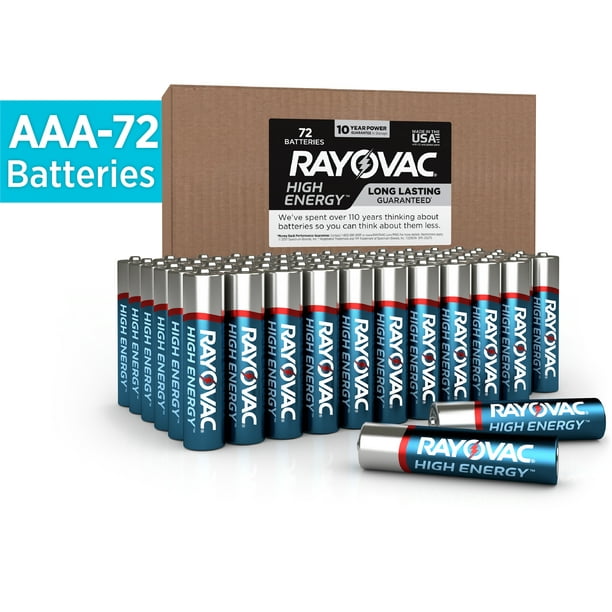 Rayovac High Energy Alkaline Aaa Batteries 72 Count