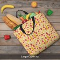 thumbnail image 4 of KLL Halloween Elements Pattern Aesthetic Tote Bag for Women Beach Bag Shopping Bags Shoulder Bag Reusable Grocery Bags, 4 of 5