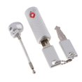 thumbnail image 1 of 1 Paquete de de Cable de Barril con Cerradura de Llave Por para Sunnimix Cerradura de equipaje aprobada por TSA, 1 of 7