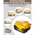 thumbnail image 2 of Adaptador de batería de 20 V para Dewalt Battery to Power Wheels, paquete de 2, 2 of 7
