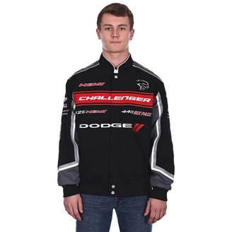 JH Design Men's Ford Mustang Embroidered Cotton Twill Jacket