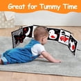 thumbnail image 2 of toosivia Baby Toys 0-3 Months: Black and White High Contrast Baby Toys 0-6 Months, Baby Soft Cloth Book Tummy-Time Toys with Mirror for Babies Infants 6-12 Months,  Baby Newborn Toys Gift, 2 of 6