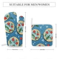 thumbnail image 2 of Fun Pizza Insulated Gloves And Pot Mats (four Piece Set), 2 of 6