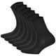 thumbnail image 1 of Hudson 6 pares de calcetines para mujer - Only 6-pack, calcetines cortos, borde enrollable, Unicolor Negro 35-38, 1 of 3