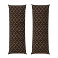 thumbnail image 1 of Fotbe Brown Moroccan Trellis Funda para Almohada Corporal con Diseño, Funda de Microfibra Ultrasuave de 20x54 Pulgadas, Ropa de Cama Elegante, 1 of 7