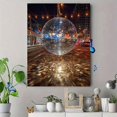 thumbnail image 4 of Disco Ball Canvas Print, Wall Decor for Living Room Bedroom Hallway Bar Party, 4 of 8