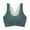 Green, variant on Bigersell Pullover Bras Women Mesh Lace V-Neck Bra Ladies Push up Bra No Underwire Padded Bralette Wireless Sports Bras for Women Pull On Closure Soft Bra Style-D34, Blue One Size