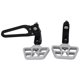 thumbnail image 1 of Jadeshay Pedales Traseros De Motocicleta Estilo Corto, 2 Uds. Soporte De Reposapiés Izquierdo Y Derecho para Pasajero para R18 2020 Y Posteriores(Plata), 1 of 5