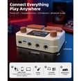 thumbnail image 4 of LEKATO Mini Guitar Amp 5W Rechargeable Electric Guitar Amplifier Clean&Overdrive Effects Bluetooth Guitar Amp Portable for Daily Practice, 4 of 8