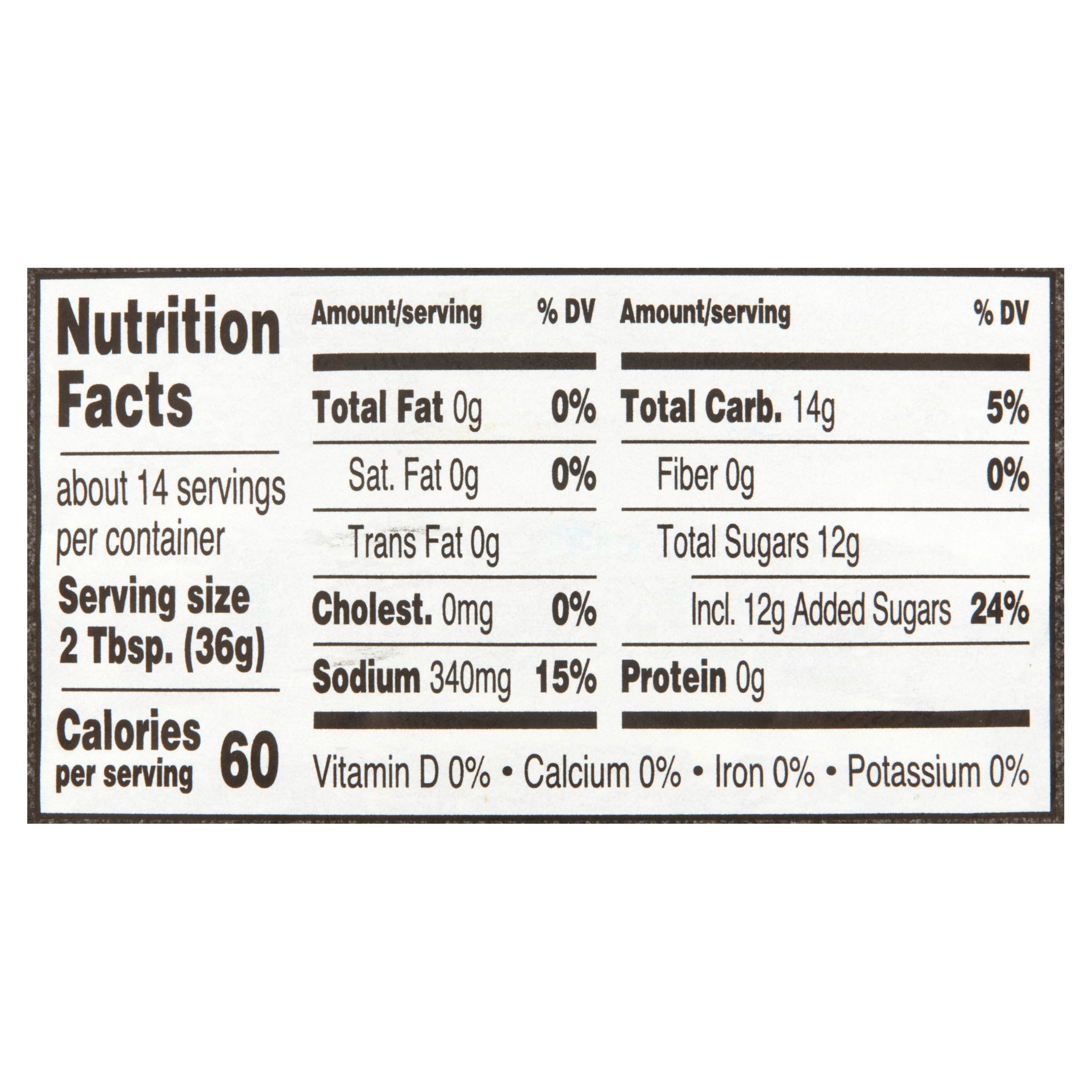 Great Value Honey BBQ Sauce, 18 oz Bottle, 1 Count